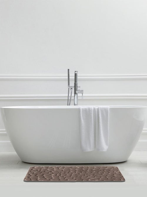 Guy Levasseur - Tapis de bain galet à mémoire de forme - Kiabi