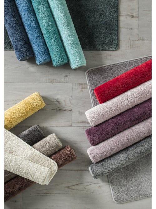 Guy Levasseur - Tapis de bain uni 60x120 en polyester - Kiabi Guy Levasseur - Tapis de bain uni 60x120 en polyester - Kiabi