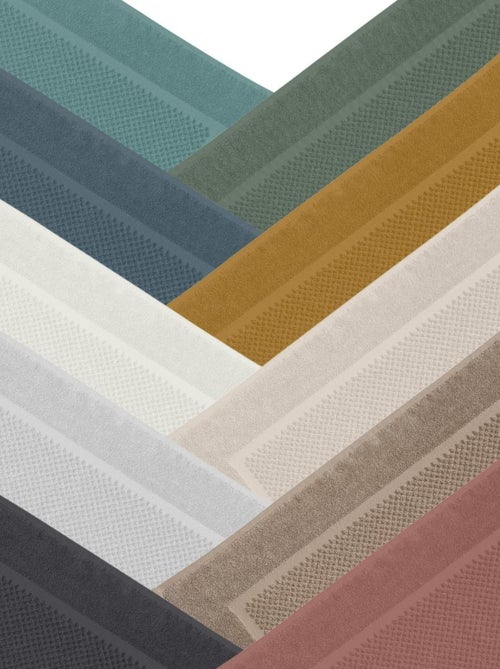 Guy Levasseur - Tapis de bain uni en coton éponge Oeko-Tex - Kiabi