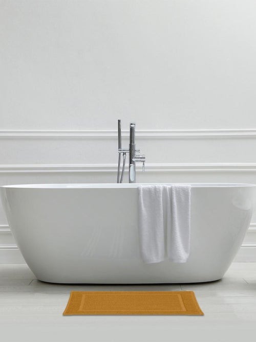 Guy Levasseur - Tapis de bain uni en coton éponge Oeko-Tex - Kiabi