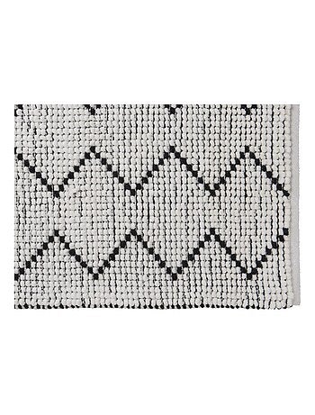 Guy Levasseur - Tapis de bain zigzag 60x120 en polycoton