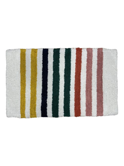 Guy Levasseur - Tapis enfant doux à rayures - Kiabi