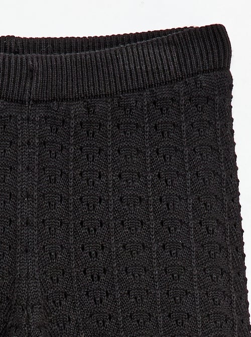 Haakpantalon met uitlopende pijpen / flare model - Kiabi