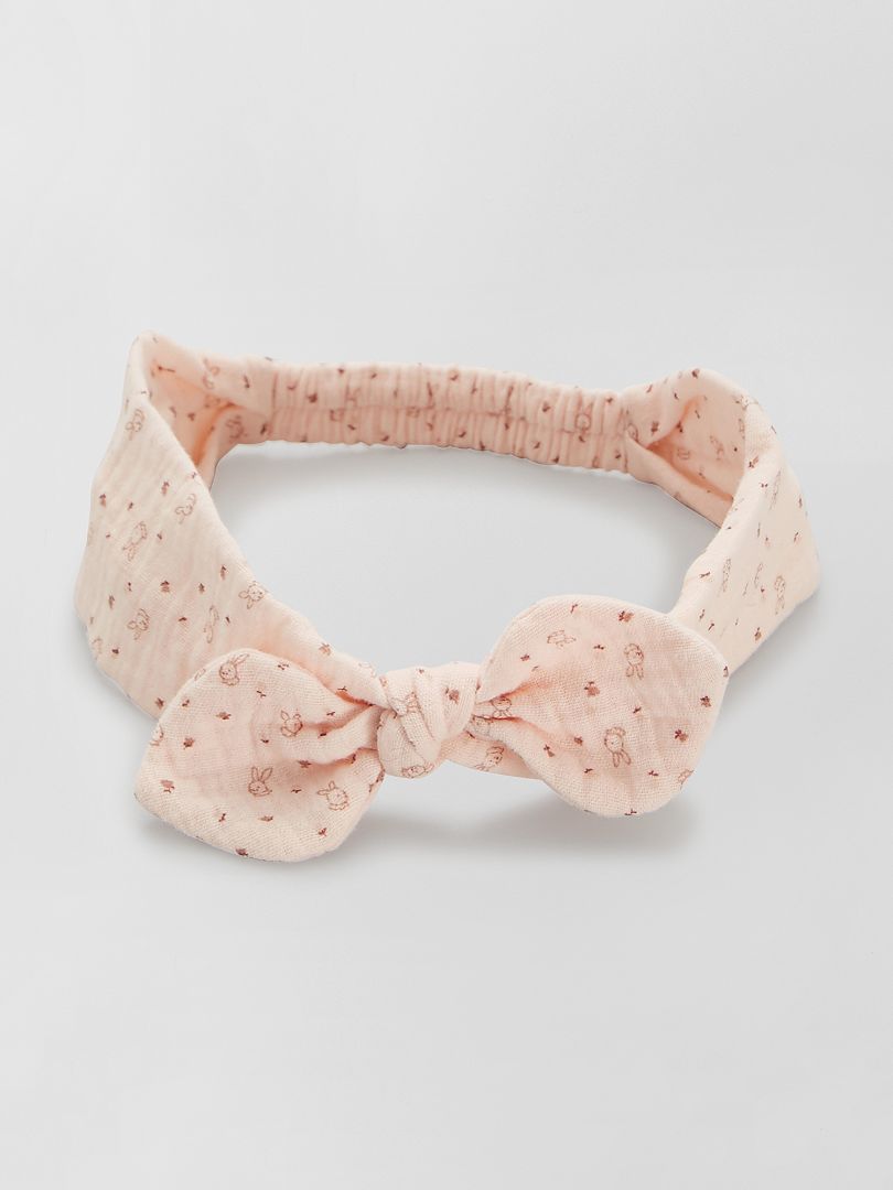 Haarband met print roze - Kiabi