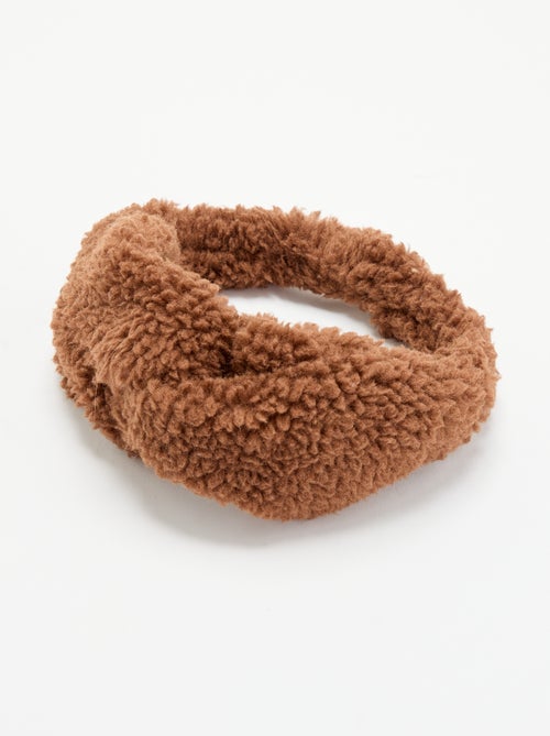 Haarband met schapenvachteffect - Kiabi