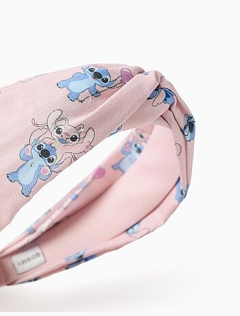 Haarband met stitch en angel print
