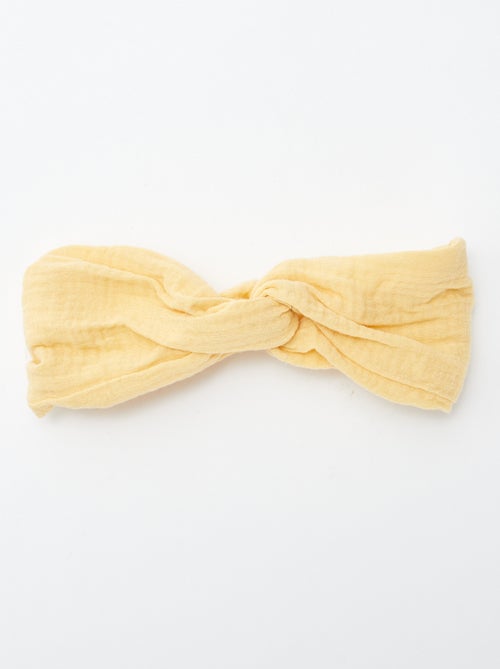 Haarband van luchtig katoen - Kiabi