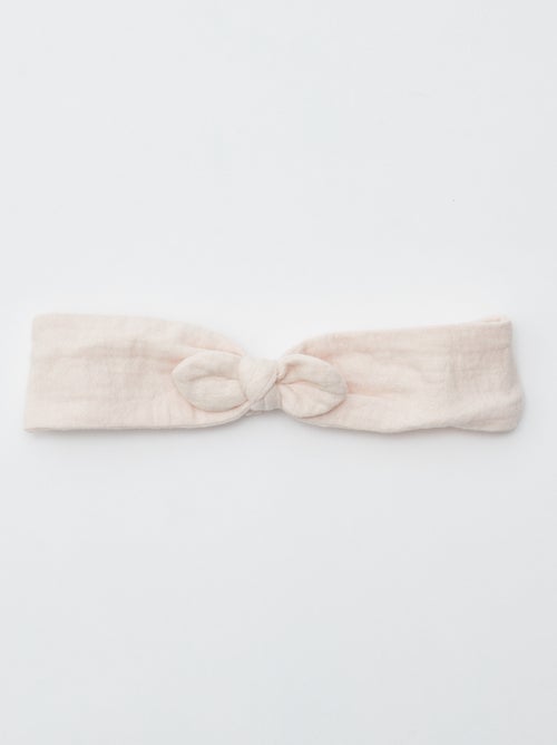 Haarband van zachte, luchtige katoen - Kiabi
