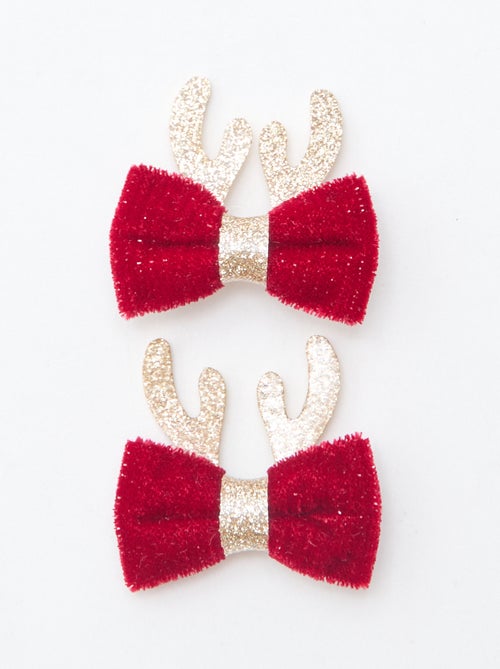 Haarklemmetjes in kerstthema - Kiabi