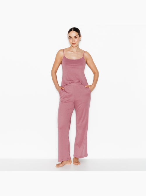 Habybis broek paars - Kiabi