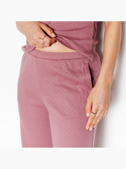 Habybis broek paars - Kiabi