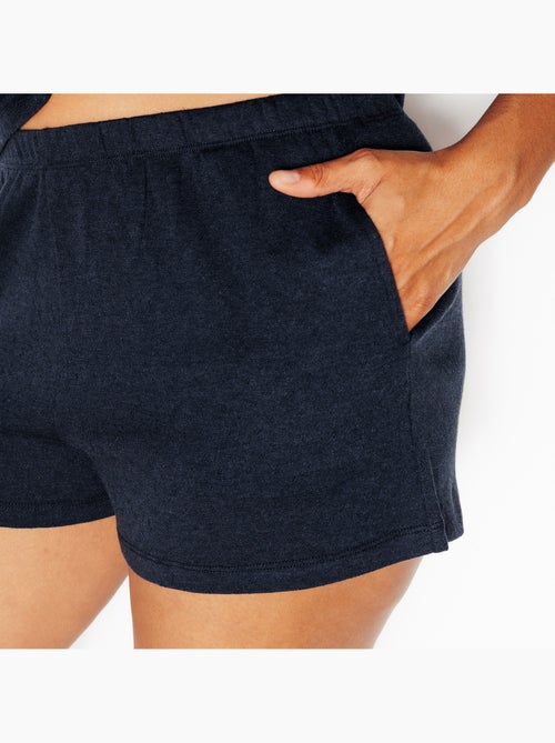 Habybis korte broek marineblauw - Kiabi