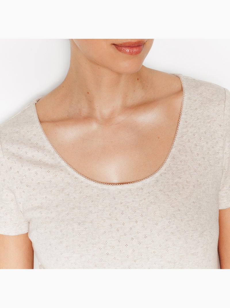 Habybis t-shirt korte mouwen beige Beige - Kiabi