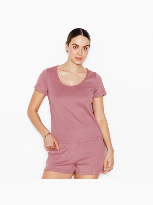 Habybis t-shirt korte mouwen paars - Kiabi Habybis t-shirt korte mouwen paars - Kiabi