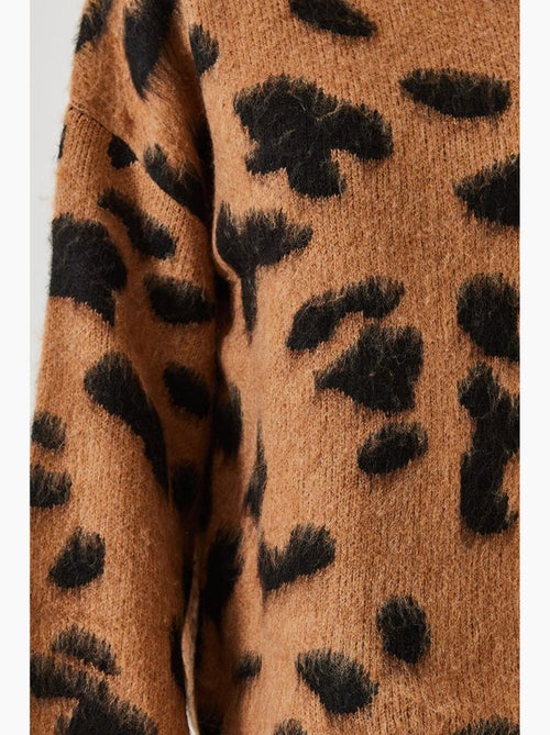 Half turtleneck gebreide trui met patroon lucci - Kiabi