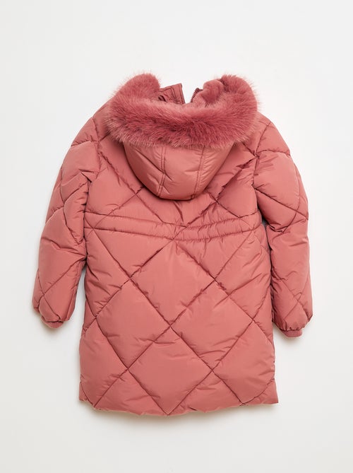 Halflang, warm waterafstotend donsjack - Kiabi