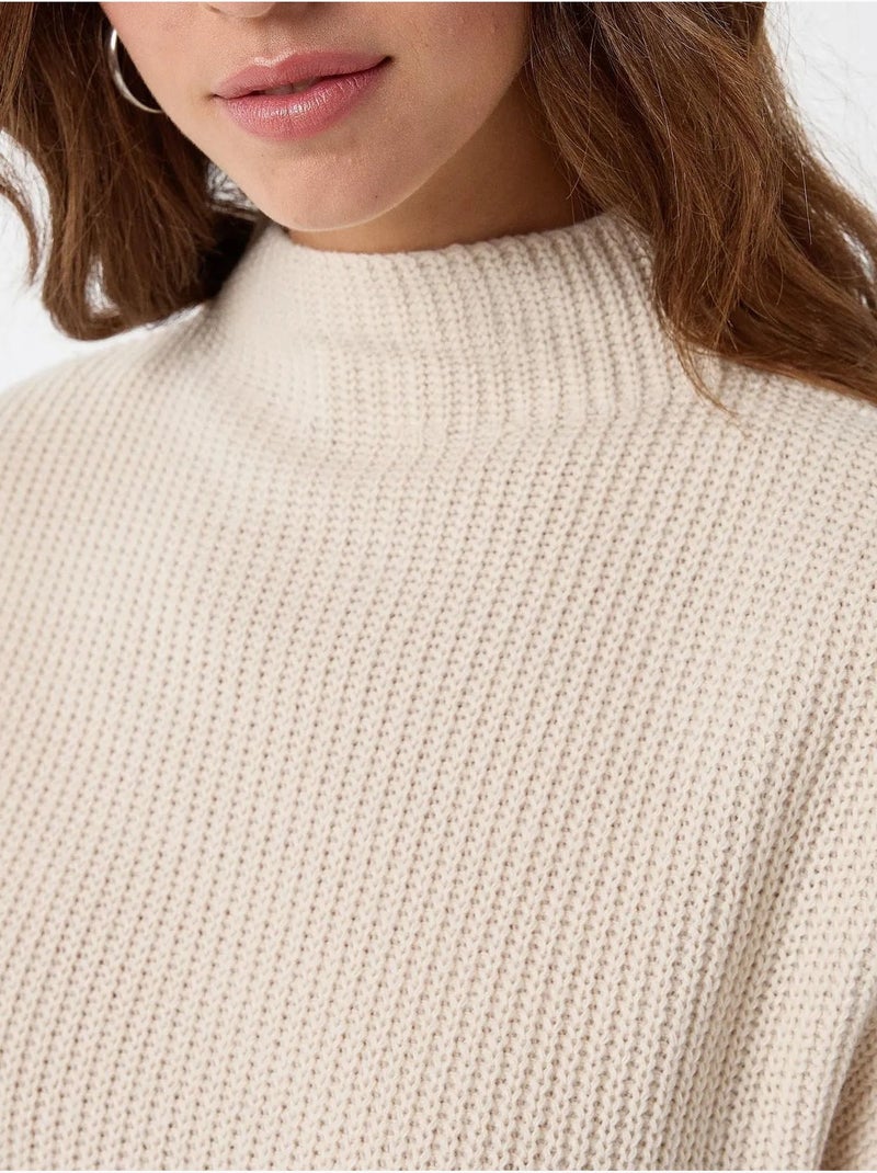 Halflange coltrui Natuurlijk beige - Kiabi