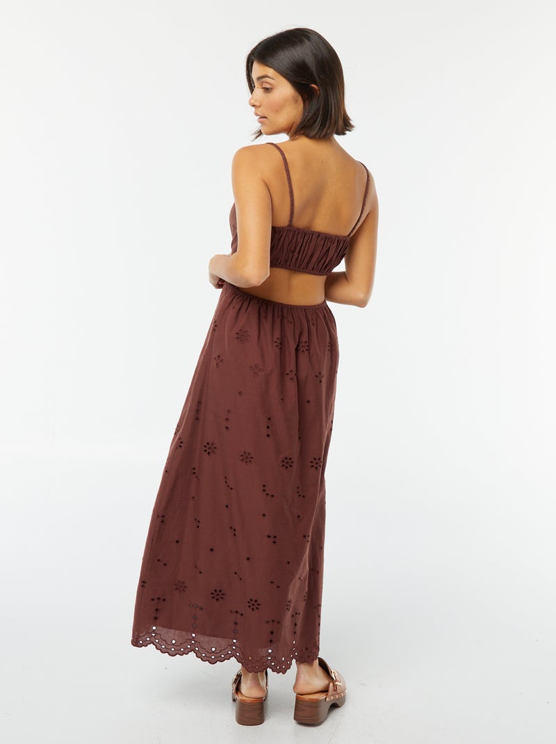 Maxi Jurken Halflange Jurken Online Halflange Jurk Met Opengewerkt