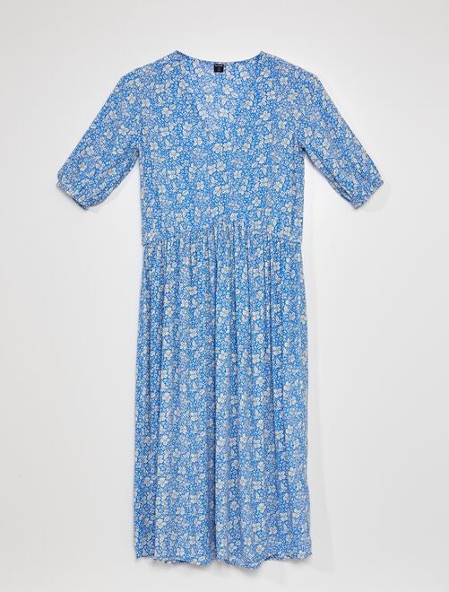 Halflange jurk met print - So Easy - Kiabi