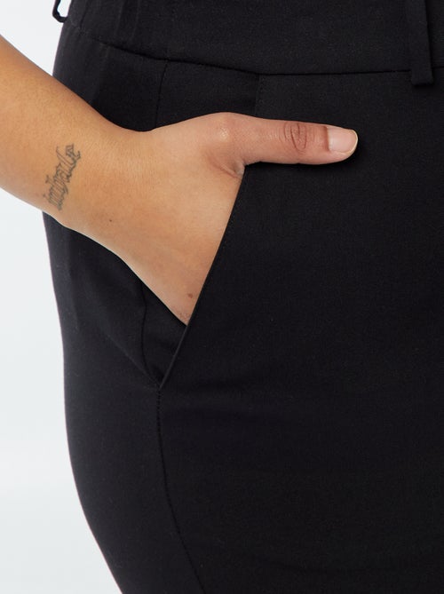 Halflange rok met split aan de voorzijde - Kiabi