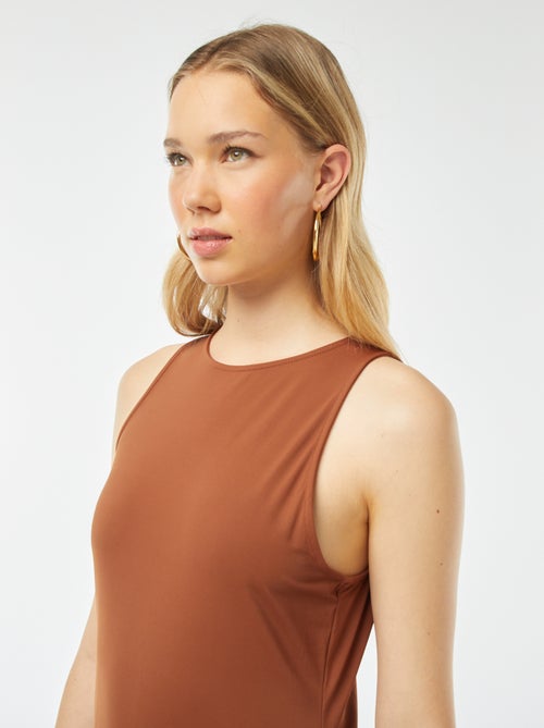 Halflange, strakke, mouwloze jurk - Kiabi