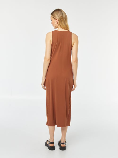 Halflange, strakke, mouwloze jurk - Kiabi