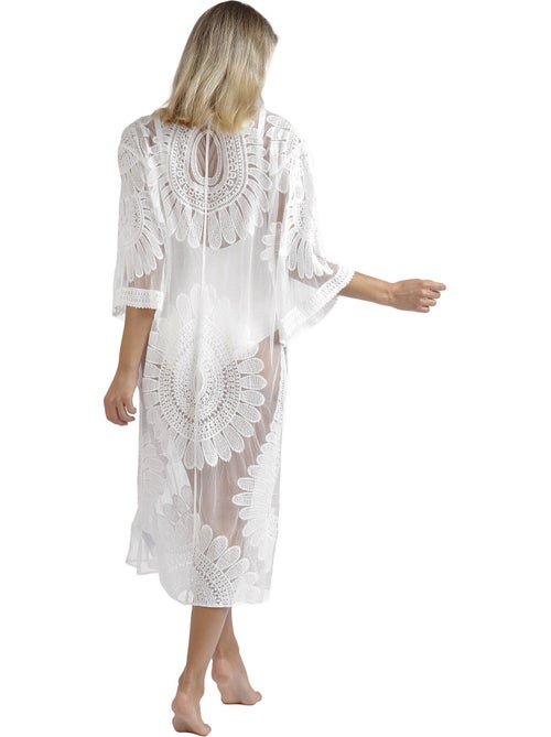 Halflange strandcaftan flower - Kiabi Halflange strandcaftan flower - Kiabi