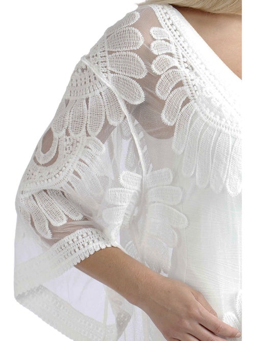 Halflange strandcaftan flower - Kiabi Halflange strandcaftan flower - Kiabi