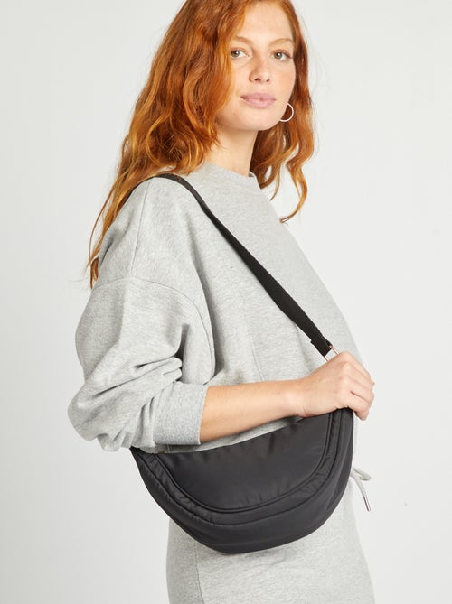 Halfronde tas van nylon - Kiabi