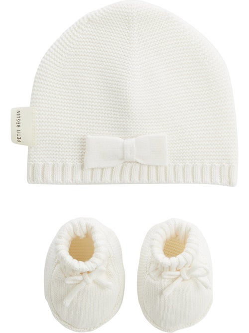 Hallo Baby, babyturban en gebreide babyschoentjes - Kiabi