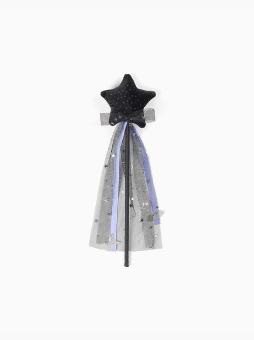 Halloween toverstaf met fluwelen ster en tule strik - Kiabi