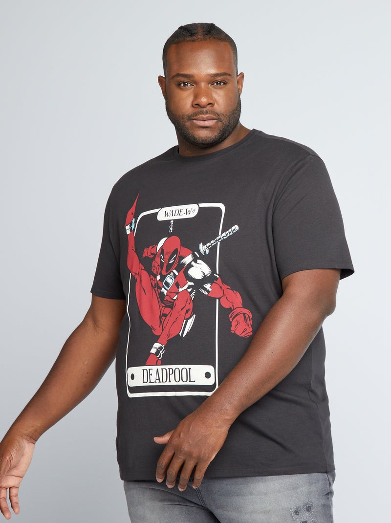 Halloweenshirt 'Deadpool' - Halloween ZWART - Kiabi