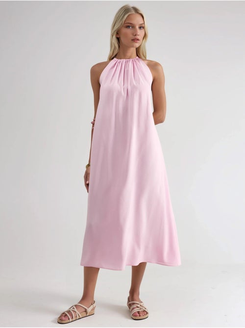 Halter midi-jurk busem - Kiabi Halter midi-jurk busem - Kiabi