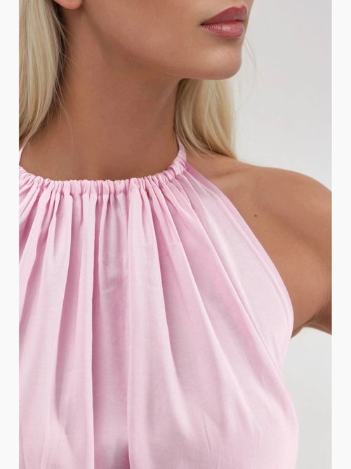 Halter midi-jurk busem - Kiabi Halter midi-jurk busem - Kiabi