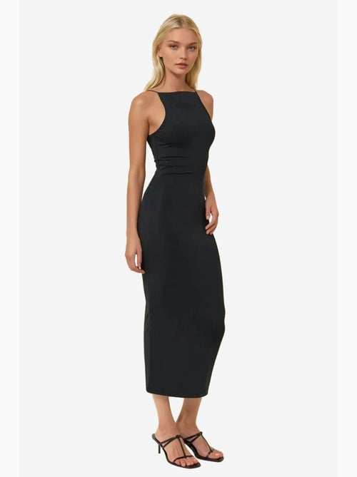 Halterhals bodycon midi-jurk hiccup - Kiabi Halterhals bodycon midi-jurk hiccup - Kiabi