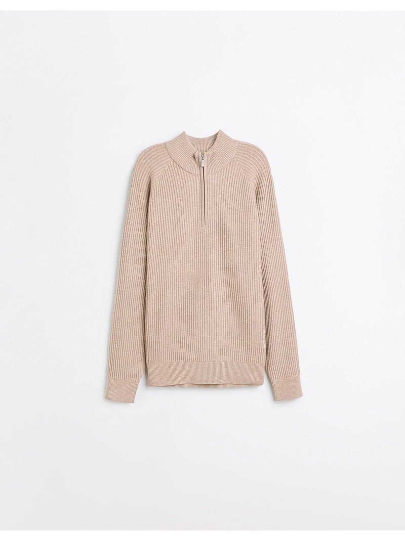 Halve ritstrui, mo fashion Beige - Kiabi