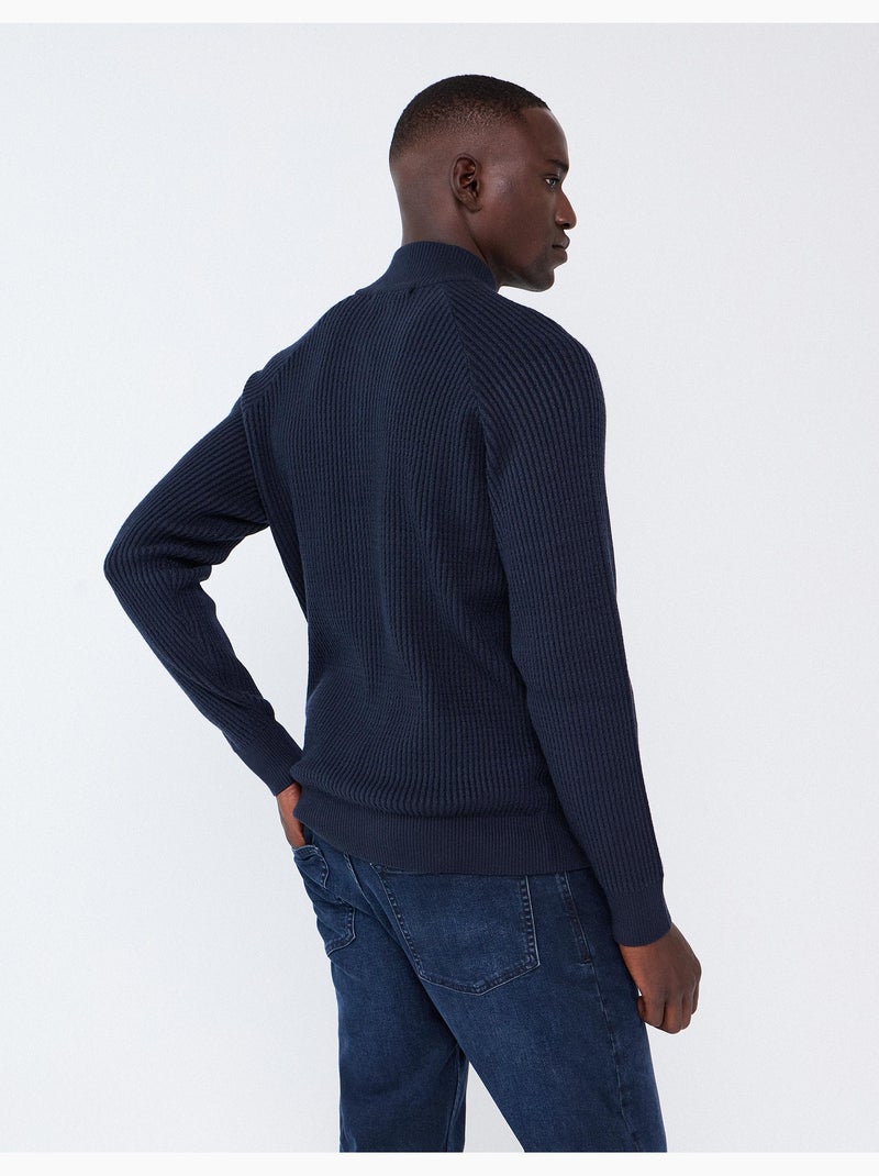 Halve ritstrui, mo fashion Blauw - Kiabi
