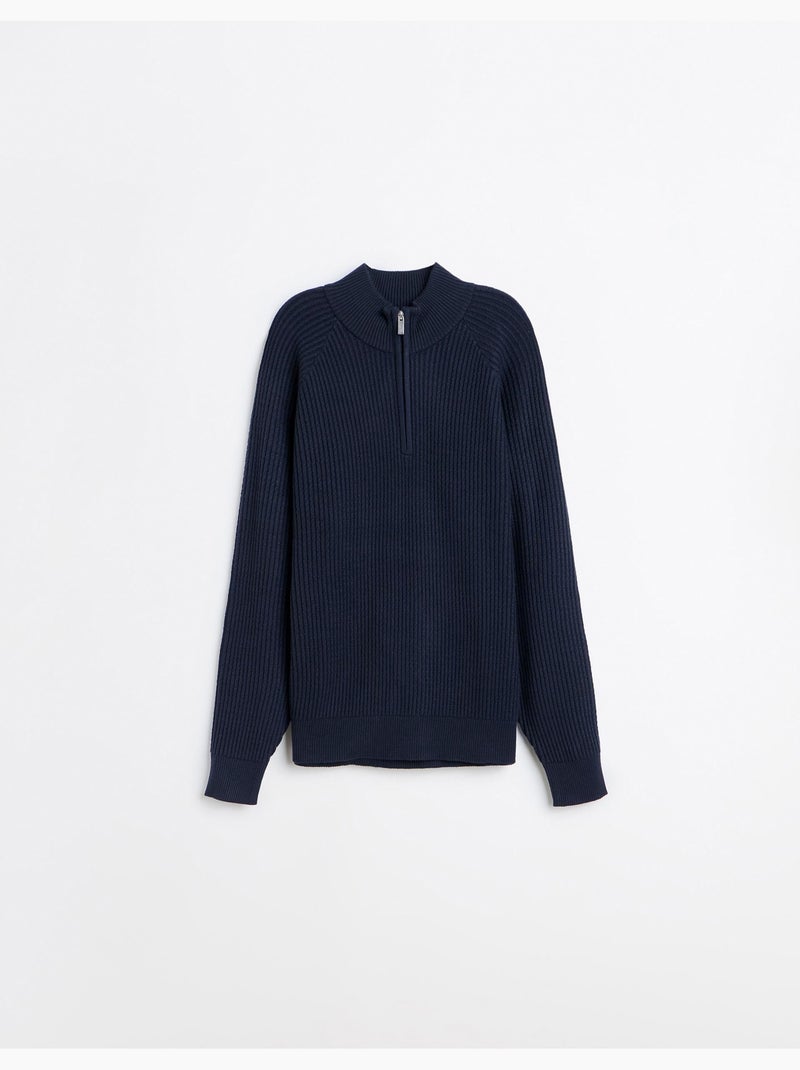 Halve ritstrui, mo fashion Blauw - Kiabi