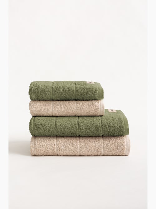 Handdoek 100% katoen, badstof 600 g/m², met ophanglus - Gamusi - Kiabi Handdoek 100% katoen, badstof 600 g/m², met ophanglus - Gamusi - Kiabi