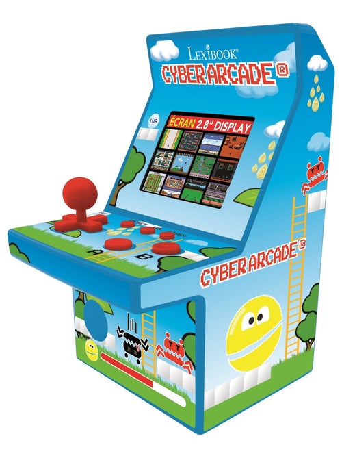 Handheld console cyber arcade® met kleuren lcd 2.8'' en 200 games in een retro-ontwerp - Kiabi Handheld console cyber arcade® met kleuren lcd 2.8'' en 200 games in een retro-ontwerp - Kiabi