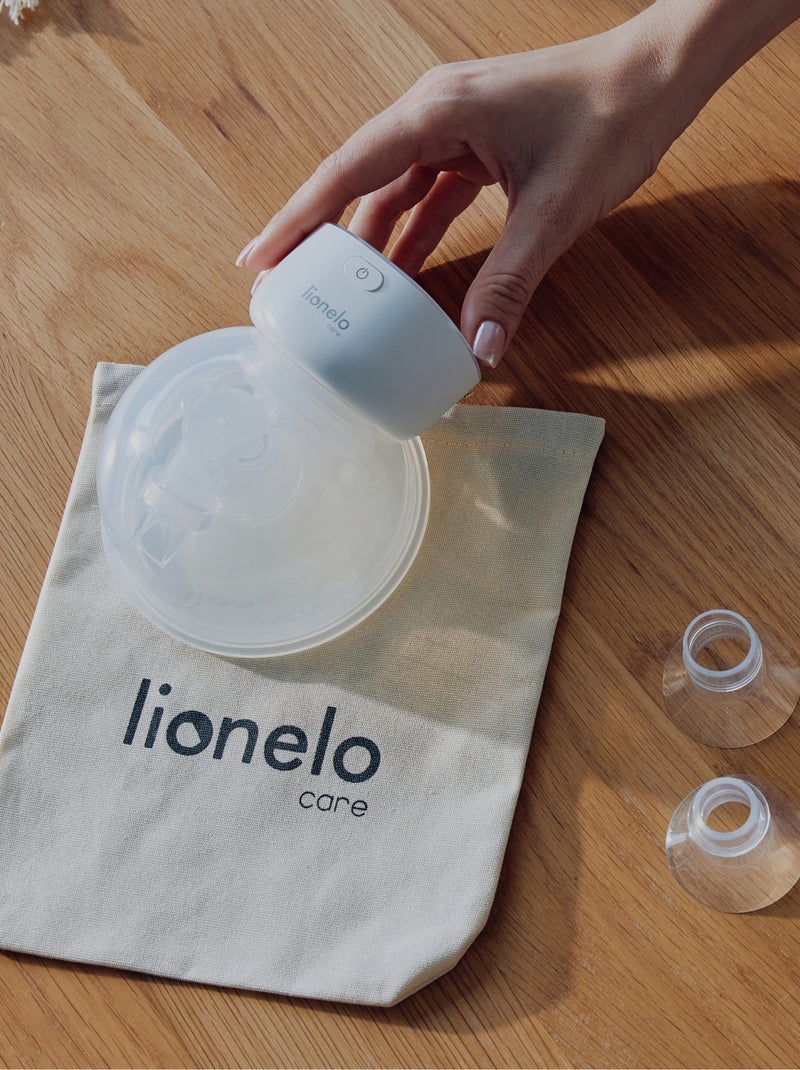 Handsfree elektrische borstkolf LIONELO Fidi Free Simple – 3 standen – 9 niveaus – 5 maten Wit - Kiabi