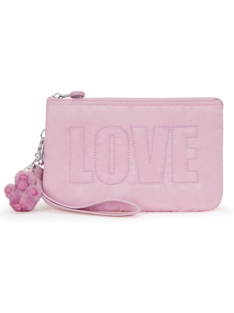 Handtas – Groot Etui Creativity XL met polsband – Kipling Lichtroze - Kiabi