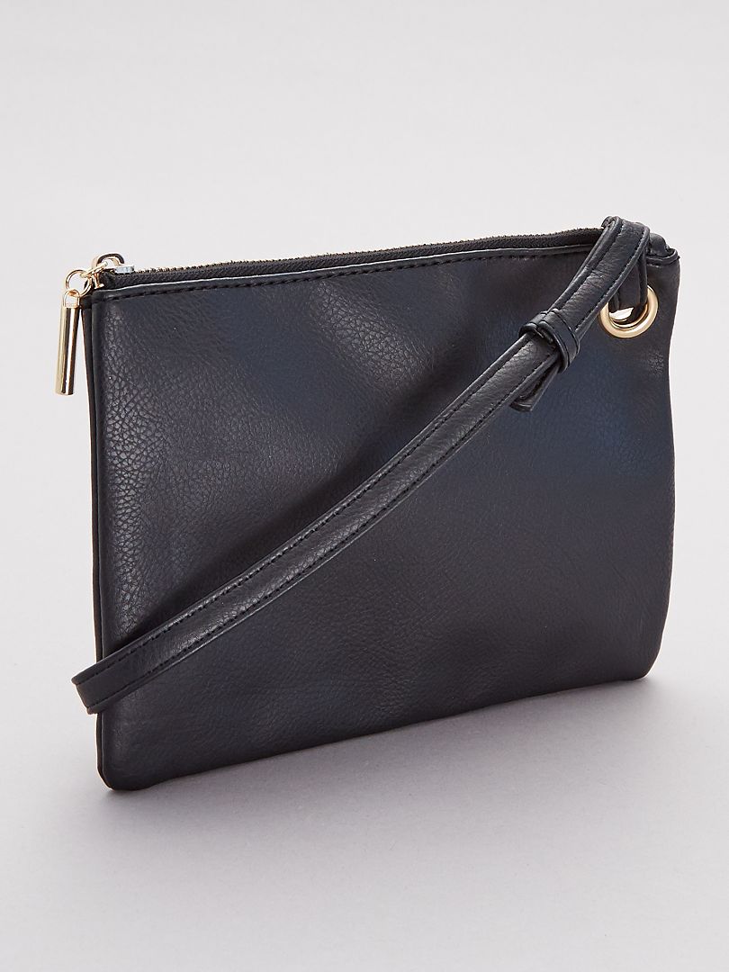 Handtasje met schouderband zwart - Kiabi