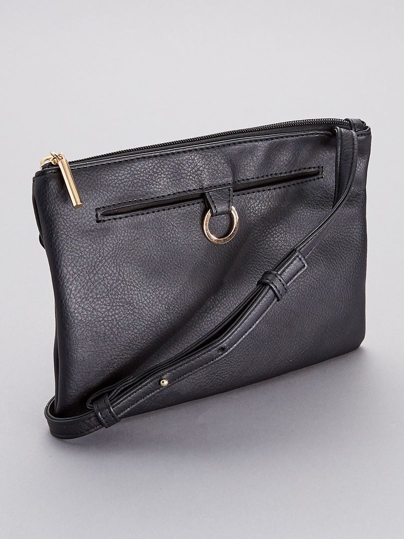 Handtasje met schouderband zwart - Kiabi