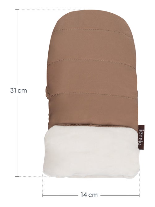 Handwarmer voor wandelwagen LIONELO Handmuff - Handschoen wandelwagen - Universeel - Waterdicht - Kiabi