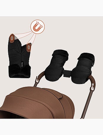 Handwarmer voor wandelwagen LIONELO Handmuff - Handschoen wandelwagen - Universeel - Waterdicht