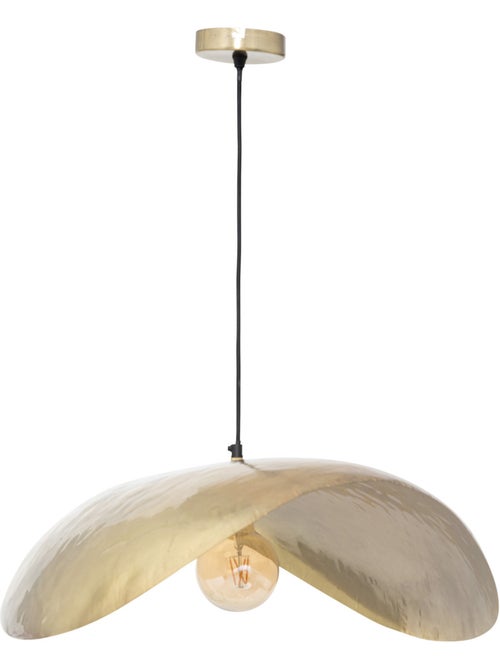 Hanglamp van gehamerd messing - Kiabi Hanglamp van gehamerd messing - Kiabi