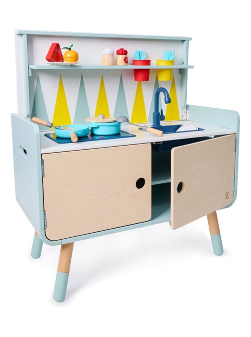Hape - 2-in-1 kinderladekast/keuken play furniture - Kiabi Hape - 2-in-1 kinderladekast/keuken play furniture - Kiabi