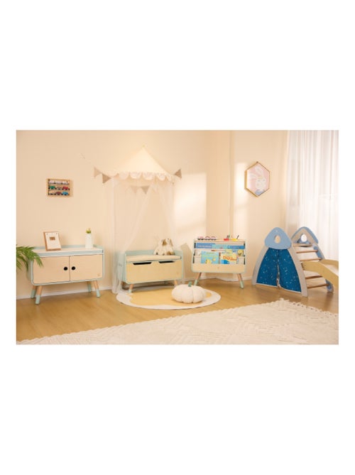 Hape - 2-in-1 speelgoedkist/bank play furniture - Kiabi Hape - 2-in-1 speelgoedkist/bank play furniture - Kiabi