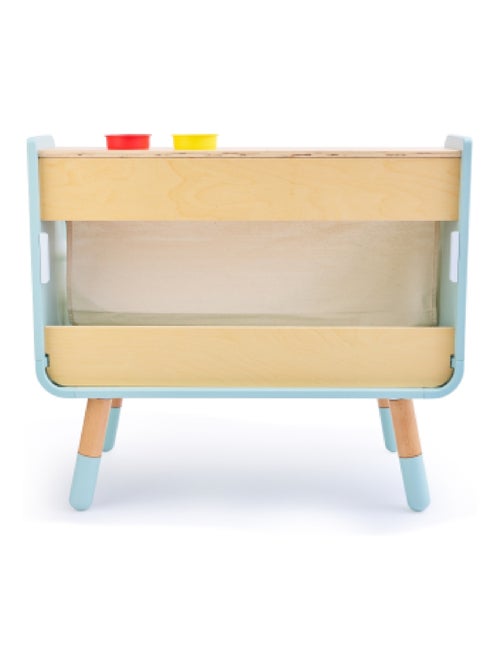 Hape - bibliothèque/tableau à dessin 2 en 1 en bois play furniture - Kiabi Hape - bibliothèque/tableau à dessin 2 en 1 en bois play furniture - Kiabi